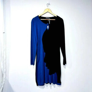 ERIC ALEXANDRE Black &  blue dress